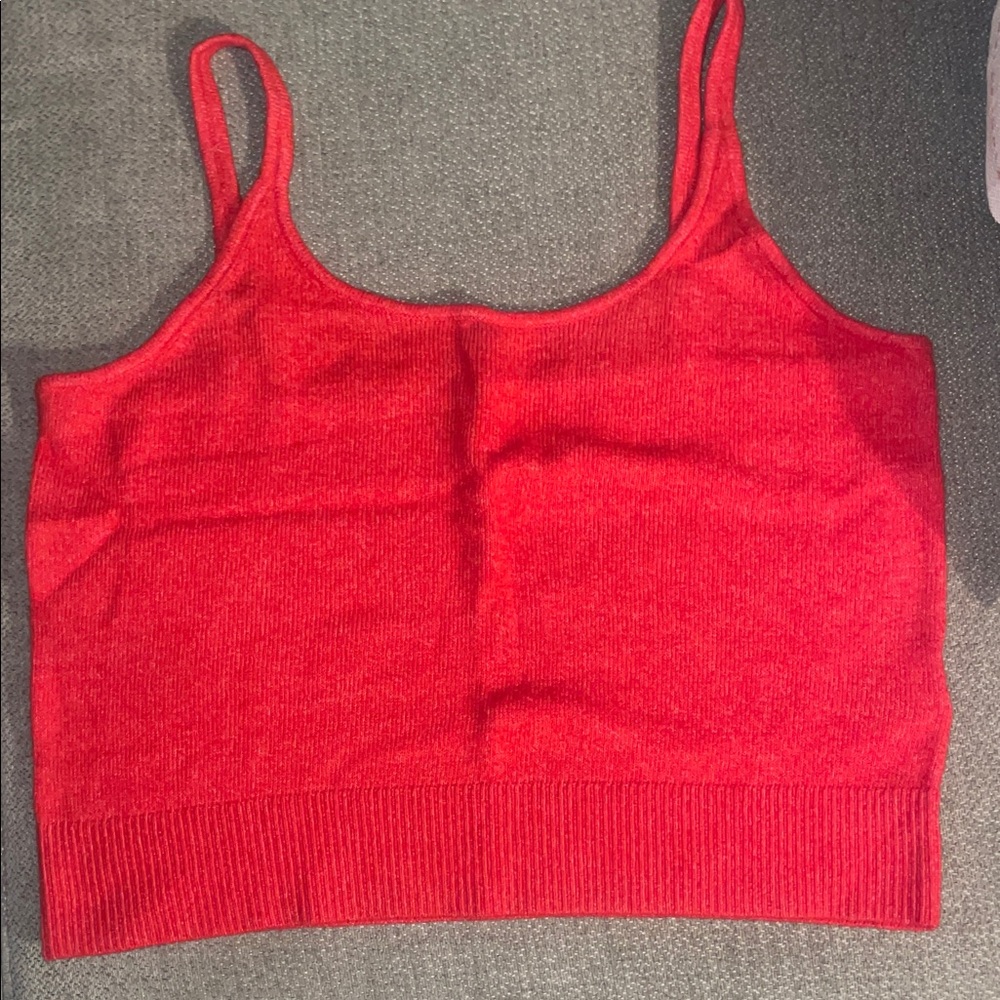 Old Navy Vibrant Red Knit Top